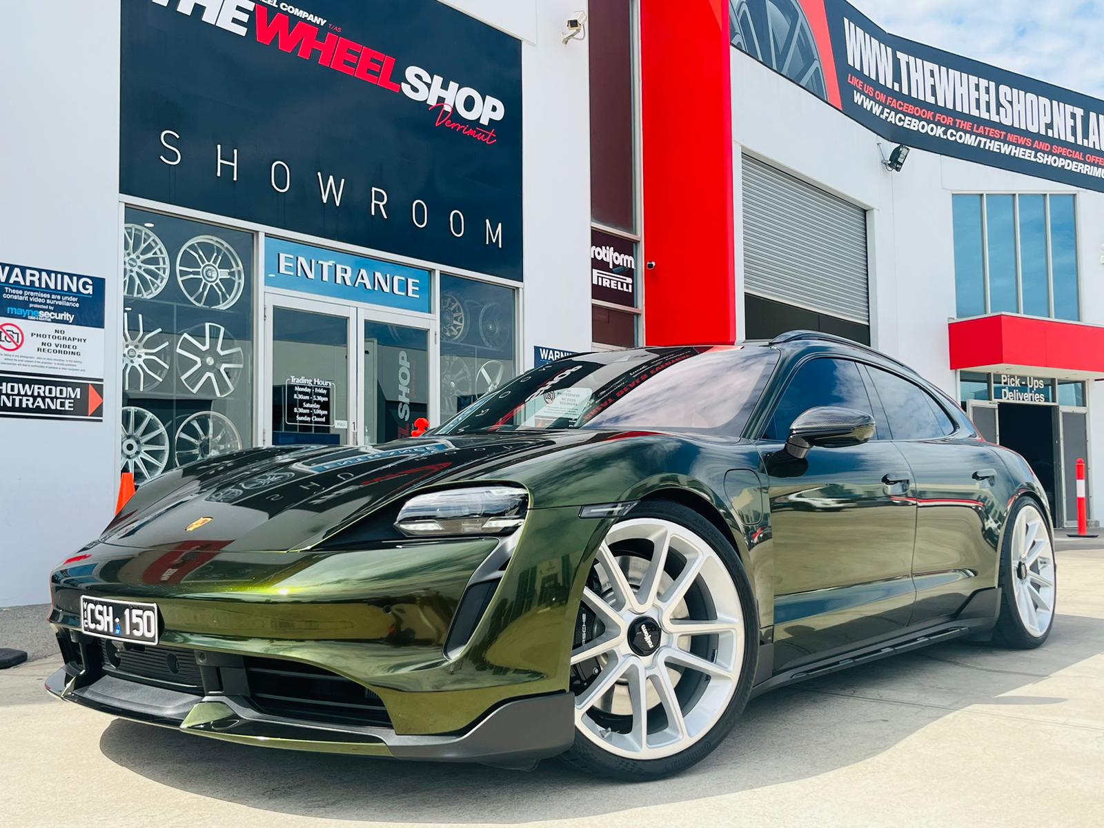 PORSCHE TAYCAN WITH ROTIFORM WHEELS |  | PORSCHE